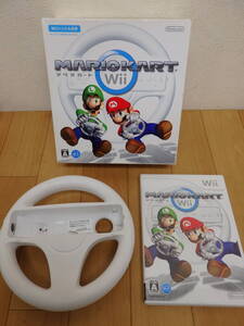 F3-6.10) マリオカート wii ソフト ハンドル セット 任天堂