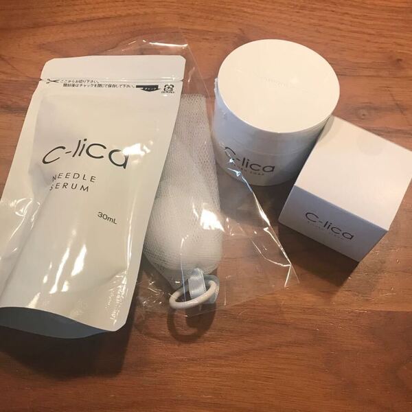 【送料無料】C-lica シリカ スキンケア 美容液 美白クリーム 洗顔料 セット 未使用 未開封 日本製