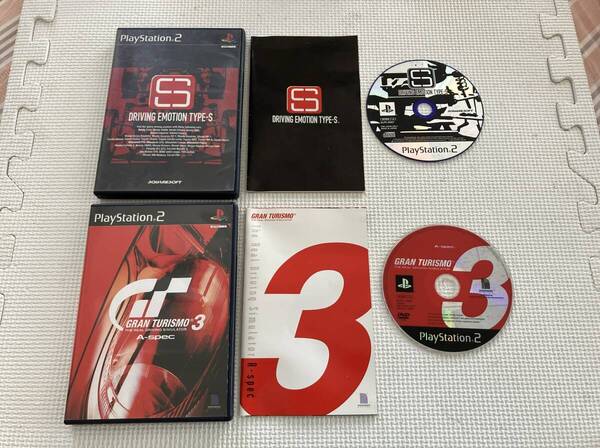 24-PS2-685 プレイステーション2 ドライビングエモーション タイプS グランツーリスモ3 A-spec 動作品 PS2 プレステ2