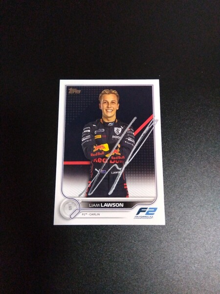 Topps F1 リアム・ローソン 直筆サインカード レッドブル