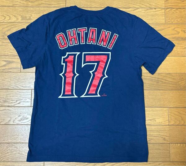 MLB LOS ANGELES ANGELES #17 “OHTANI” MEN’S SHORT SLEEVE T-SHIRTS (NIKE) size-S(着丈66身幅49) 中古 送料無料 NCNR