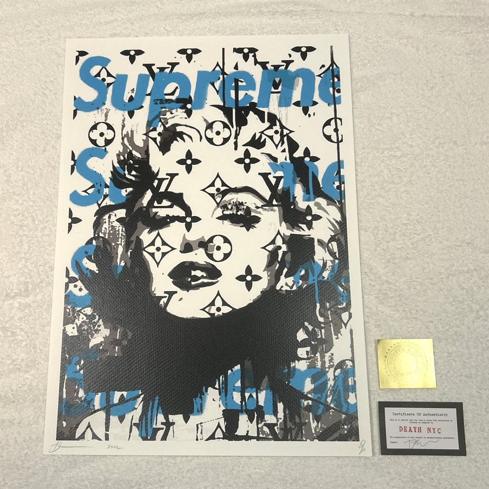 Yahoo!オークション -「supreme kaws」(シルクスクリーン) (版画