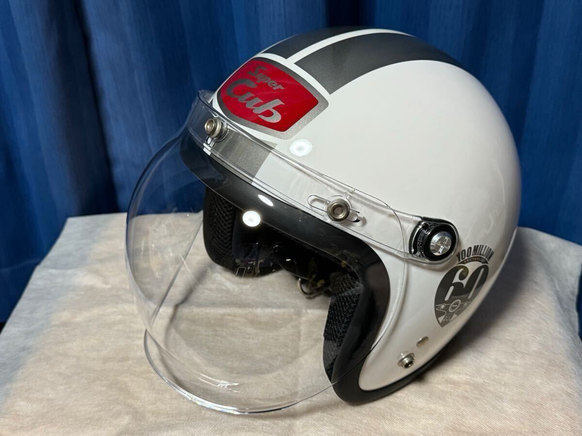 Yahoo!オークション -「60周年カブ」(ヘルメット、シールド Yahoo!オークション -「60周年カブ」(ヘルメット、シールド