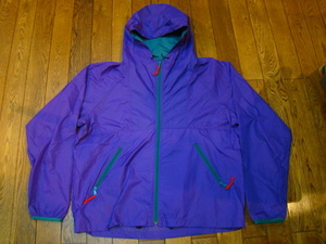  beautiful goods 90s SIERRA DESIGNS nylon jacket XL purple green full Zip Parker sierra design 