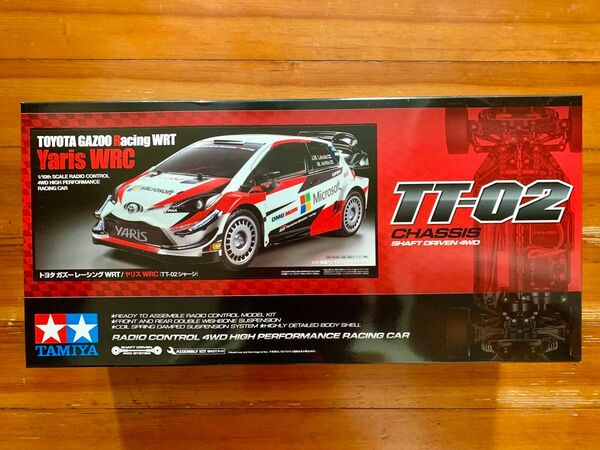 ★新品未開封★ 1/10 トヨタ ガズーレーシング WRT/ヤリス WRC (TT-02シャーシ) オンロード