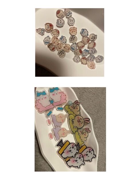 お値下げちいかわベビーアクリルパーツ4センチ③2センチアクリルパーツセット