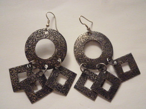  earrings metal style 