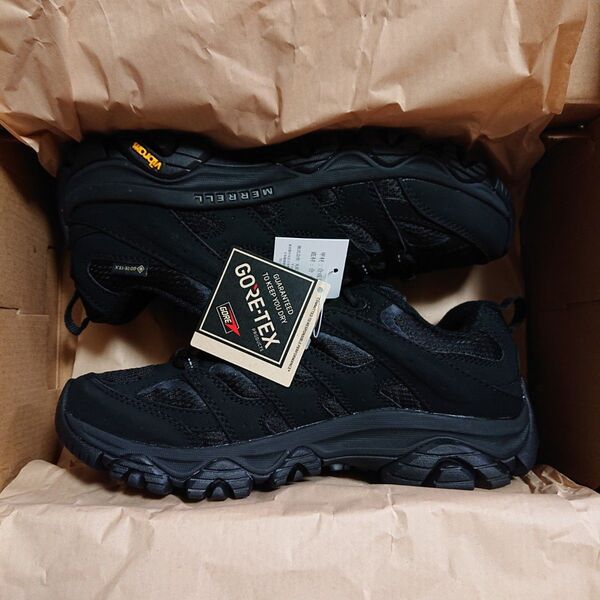 MERRELL メレル Moab 3 モアブ 3 ゴアテックス 25.5 ㎝ シューズ GORETEX ブラック スニーカー