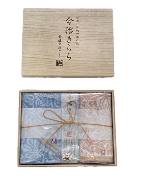 今治きらら 木箱入り タオルセット
