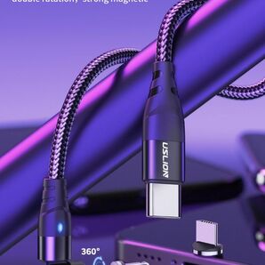 USLION PD 60W 5A QC4.0 マグネットケーブル 1m