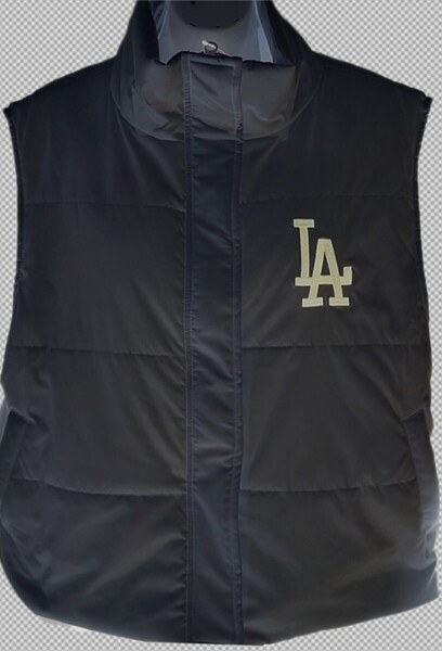 即決 MLB ロサンゼルス・ドジャース レディース中綿ベストジャケット【M】新品タグ付き 大谷翔平 山本由伸 ブラック