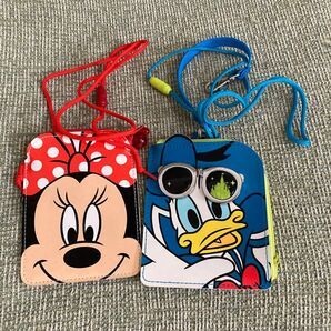 ディズニー パスポートケース ドナルド ミニー