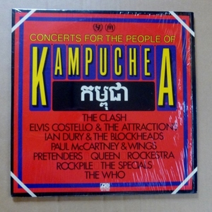 THE WHO, PAUL McCARTNEY etc.「CONCERTS FOR THE PEOPLE OF KAMPUCHEA」米ORIG [2枚組ATLANTIC] シュリンク美品
