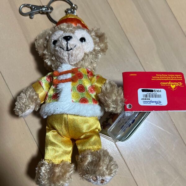 香港ディズニー ダッフィー ぬいぐるみキーホルダー