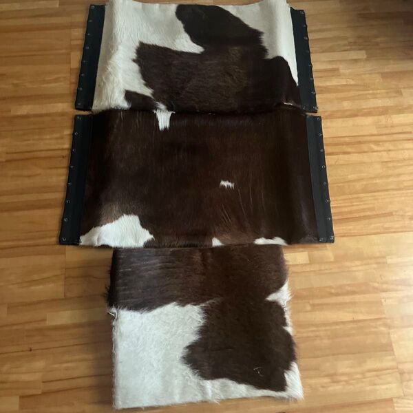 牛革 椅子張り 革 毛皮 DIY ハンドメイド クラフト シート リアルファー 天然皮革