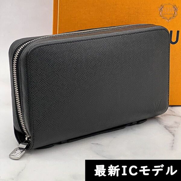 ルイヴィトン タイガ ジッピーXL ブラック オーガナイザー トラベルケース 長財布 クラッチバッグ Louis Vuitton
