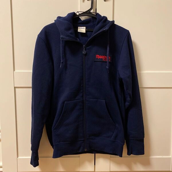 Reebok CLASSIC パーカー Mサイズ 紺色