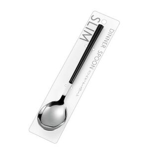 【新品未使用品 エコー金属 スリムディナースプーンフォーク 4本セット】 スプーン カトラリー シルバー