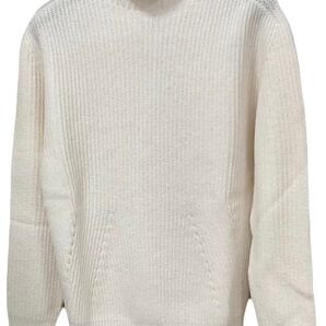 2024冬Lorena Benatti プルオーバー白M カシミア100% 肉厚