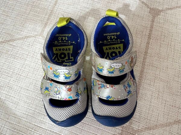 トイストーリー キッズ ベビー サンダル 14cm ムーンスター ディズニー