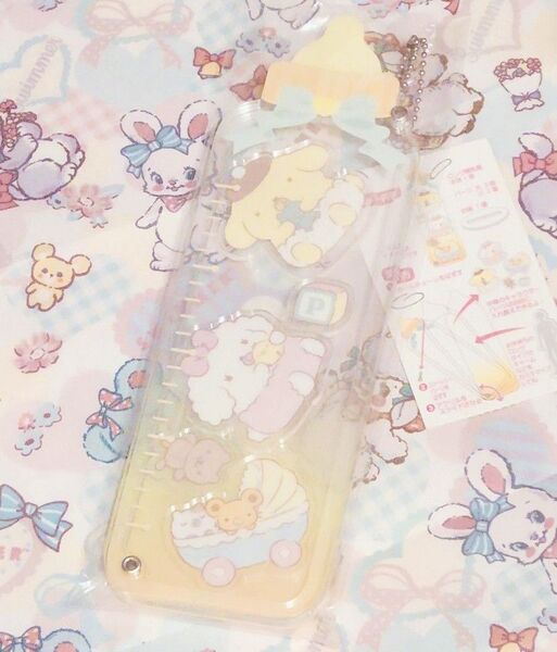 サンリオ ポムポムプリン ベビー カスタムアクリルキーホルダー
