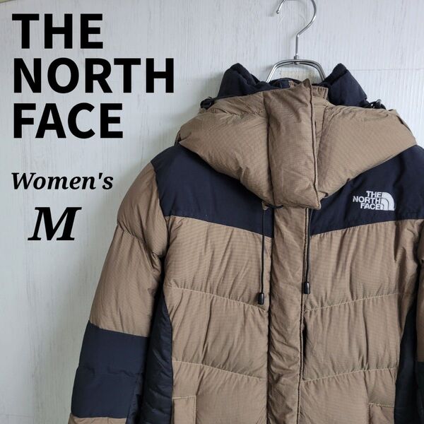 THE NORTH FACE ザノースフェイス☆レディース ロングダウンコート M ブラウン ブラック