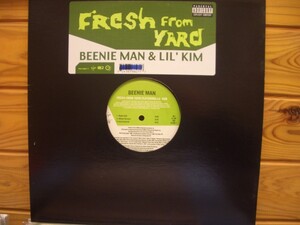 12inchレコード　 BEENIE MAN / FRESH FROM YARD feat. LIL' KIM