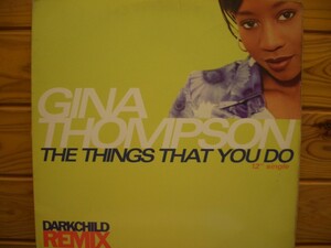 12inchレコード　 GINA THOMPSON / THE THINGS THAT YOU DO