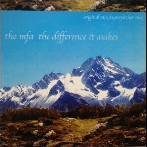 12inchレコード　THE MFA / THE MFA THE DIFFERENCE IT MAKES