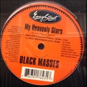 12inchレコード　BLACK MASSES / MY HEAVENLY STARS