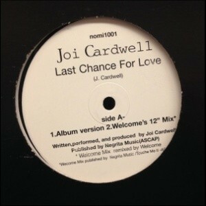 12inchレコード　JOI CARDWELL / LAST CHANCE FOR LOVE