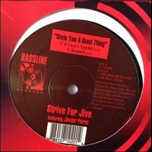 12inchレコード　STRIVE FOR JIVE / GIVIN YOU A GOOD THING