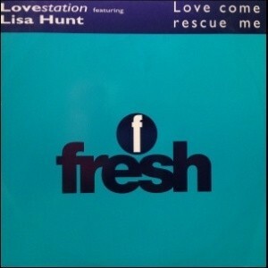 12inchレコード　LOVESTATION / LOVE COME RESCUE ME feat. LISA HUNT