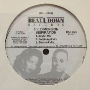 12inchレコード　2ND DIMENSION / UNSTOPPABLE