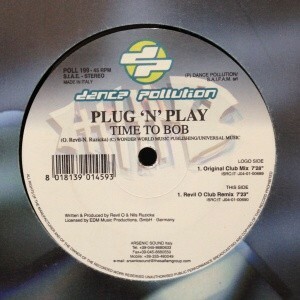 12inchレコード　PLUG 'N' PLAY / TIME TO BOB