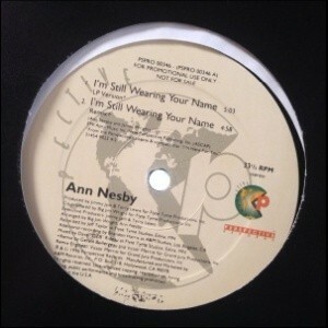 12inchレコード　ANN NESBY / I'M STILL WEARING YOUR NAME