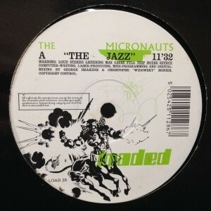12inchレコード　THE MICRONAUTS / THE JAZZ