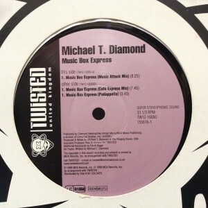 12inchレコード　MICHAEL T. DIAMOND / MUSIC BOX EXPRESS