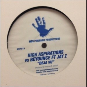 12inchレコード　HIGH ASPIRATIONS / DEJA VU feat. JAY-Z