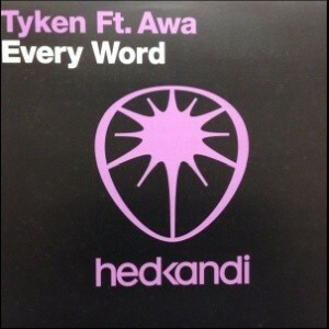 12inchレコード　TYKEN / EVERY WORD feat. AWA
