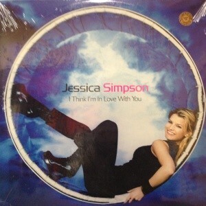 12inchレコード　JESSICA SIMPSON / I THINK I'M IN LOVE WITH YOU