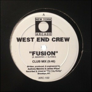 12inchレコード　WEST END CREW / FUSION