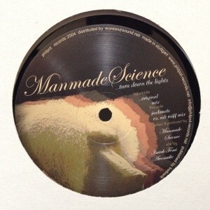 12inchレコード　MANMADE SCIENCE / TURN DOWN THE LIGHTS