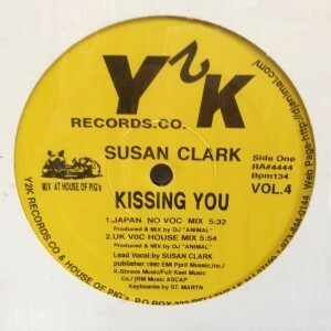 12inchレコード　SUSAN CLARK / KISSING YOU