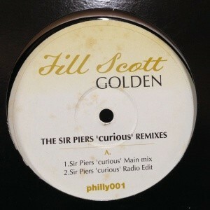 12inchレコード　JILL SCOTT / GOLDEN (THE SIR PIERS 'CURIOUS' REMIXES)