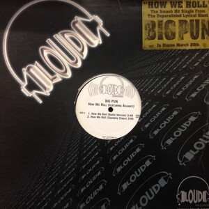 12inchレコード　 BIG PUN / HOW WE ROLL feat. ASHANTI (PROMO)