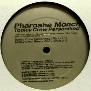 12inchレコード　 PHAROAHE MONCH / TOOLEY CREW PERSONIFIED (DJ SPINNA)]