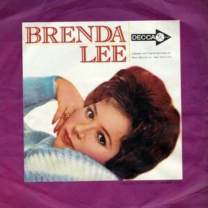 EPレコード　BRENDA LEE (ブレンダ・リー) / ONE RAINY NIGHT IN TOKYO (ワン・レイニー・ナイト・イン・東京)