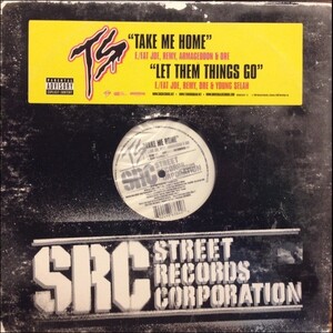 12inchレコード　 TERROR SQUAD (TS) / TAKE ME HOME