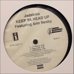 12inchレコード　 JADAKISS / KEEP YA HEAD UP